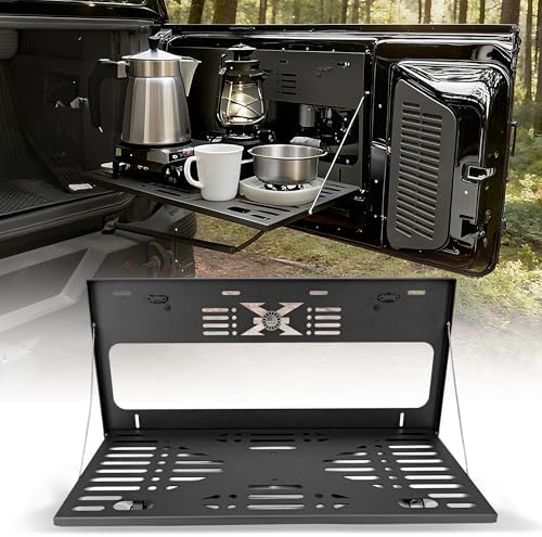 X-Style Tailgate Table for Ford Bronco 2/4 Door 2021-2025, US Flag No-Drill by NKCELLPOWER