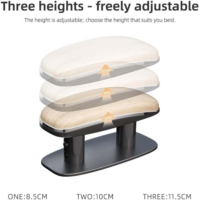 Universal Armrest Support Elbow Rest Pad，Adjustable Height Left Elbow Support - Image 5