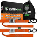 Rhino USA Motorcycle Tie Down Straps by RhinoUSAInc