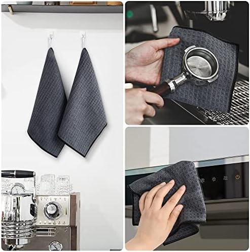 KinHwa Waffle Microfiber Dish Cloths Kitchen Towels - Image 6