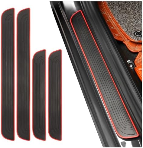 4PCS Car Door Sill Protector, Anti-Scratch & Waterproof Car Door Sills Scratch by KIFIDAN