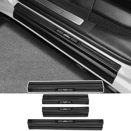 4PCS Door Sill Protector for 2019-2026 Dodge RAM 1500 Door Sill Guard Replace by DWKJMYCP