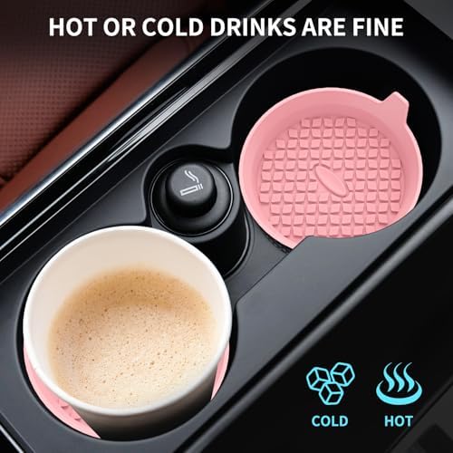ME.FAN Car Cup Holder Coasters Silicone Cups Mats, Automotive Universal - Image 6