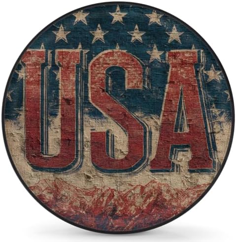 Flag Spare Tire Cover Waterproof Dust-Proof Spare Wheel Covers by Unknown