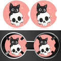 2 Pack Car Cup Holder Coaster, 2.63 inch Anti Slip Insert Absorbent Ceramic Car by Heainaiyoo