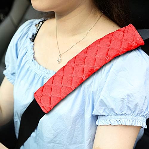 Tatuo 4 Pack Seat Belt Cover Extra Long Soft Pad - Image 3
