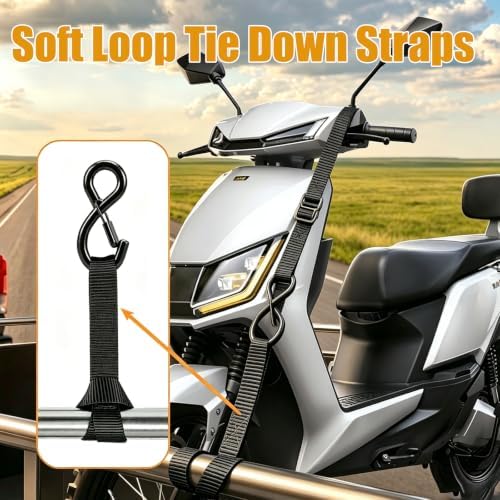 Soft Loop Tie Down Straps, 6 Pack Loops - Image 3
