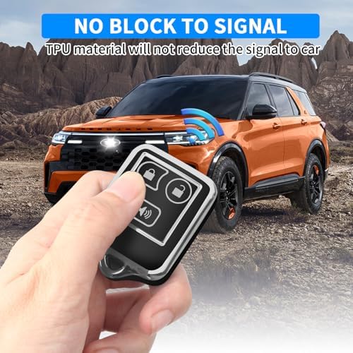 QBUC for Ford 3 Buttons Key Fob Cover - Image 4