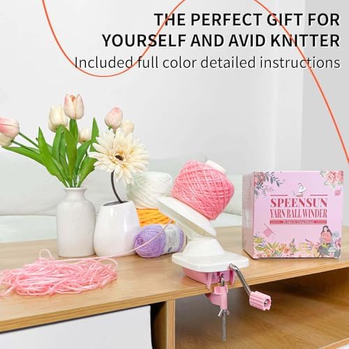 SPEENSUN 3.5 OZ Yarn Winder, 258-Piece Crochet Accessories Kit - Image 6