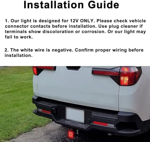 CZC AUTO Red Trailer Hitch Cover - Image 6