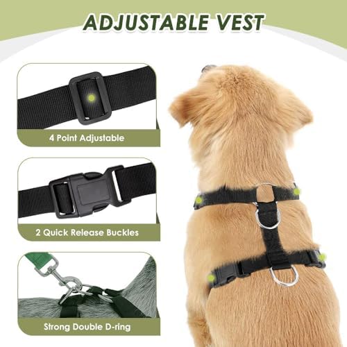 Lukovee Dog Car Harness Seat Belt, Harness & Seatbelt - Image 4