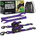 Rhino USA Retractable Ratchet Straps - 1in x 10ft by RhinoUSAInc