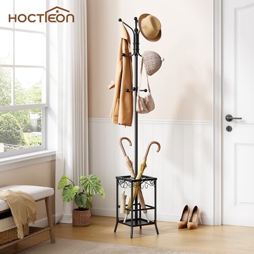 Hoctieon Coat Rack Freestanding, Coat Tree - Image 2
