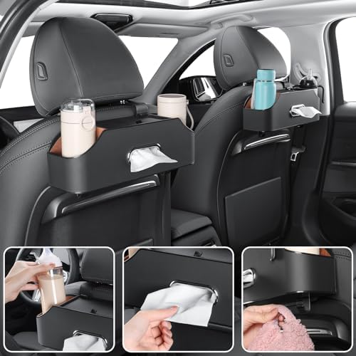 Car Seat Back Cup Holder, 4-in-1 Multifunctional Backseat Organizer - Image 5