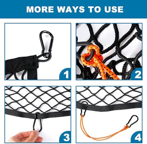Cargo Net for Pickup Truck Bed, Highly Elastic Truck Bed Cargo Net, Cargo Mesh - Image 5