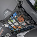 Car Ceiling Cargo Net with 3 Pockets, 35.4"x23.6" Car Overhead Storage Mesh by bespeur
