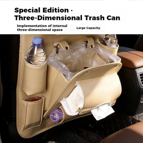 Car Seat Organizer, Storage Bag and Tray Rack, Trash Storage - Image 4