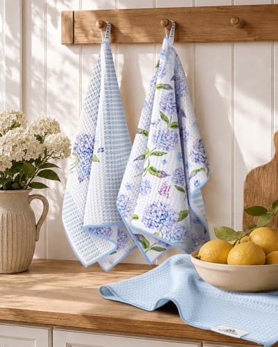 3pcs Double-Sided Waffle Kitchen Towels - Image 5