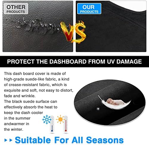 CARTIST Dash Cover Fits for Hyundai Santa Cruz 2022 2023 2024, Dashboard Mat - Image 4