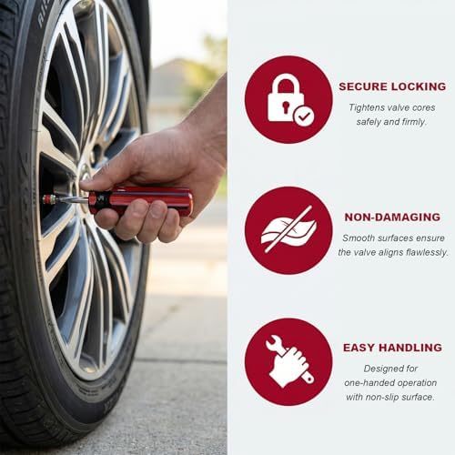 10 PCS Valve Core Removal Tool, Auto Tire Stem Core Removers - Image 5