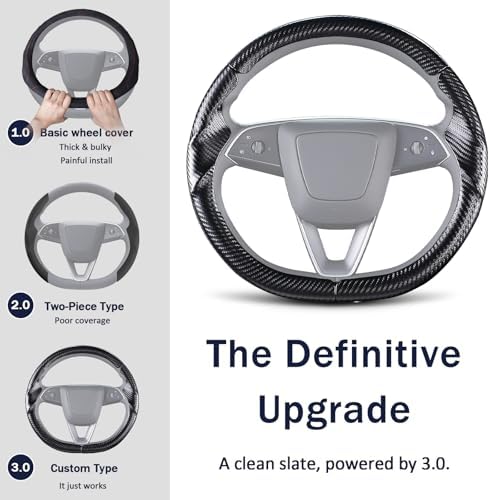 Steering Wheel Cover for Tesla Model Y 2025- Present/Model 3 Highland - Image 4