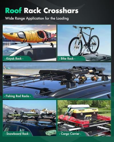 Scitoo Roof Rack Cross Bars Side Rails Baggage Carrier - Image 6