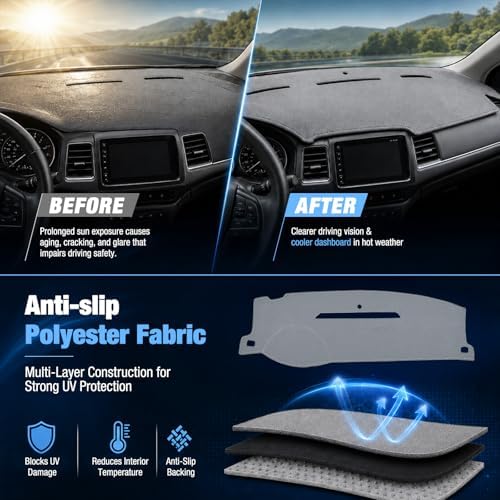 Dashboard Dash Cover Mat Carpet Compatible - Image 3