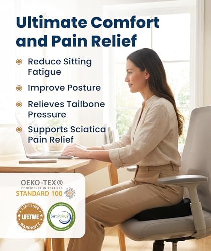 Everlasting Comfort Doctor Recommended Memory Foam Seat Cushion - Image 2