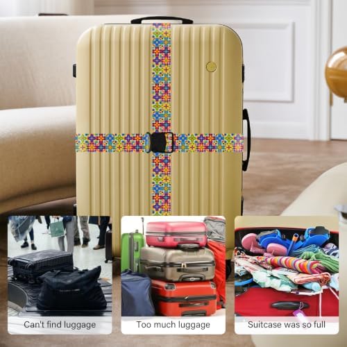 Luggage Straps for Suitcases, Travel Adjustable Belt - Image 6