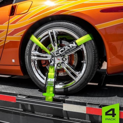 VULCAN Car Tie Down with Snap Hooks - Image 2