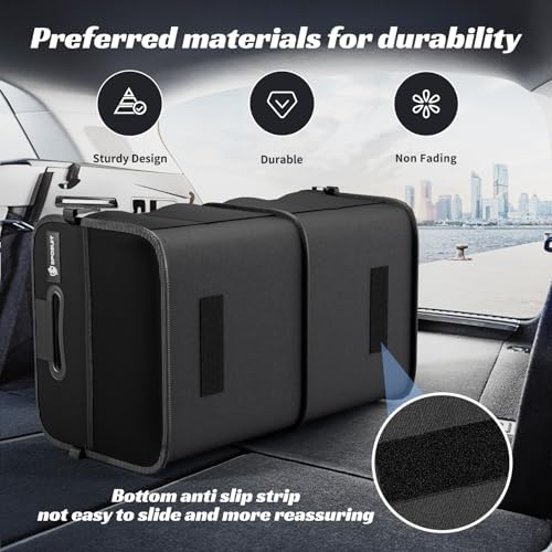 Sposuit Trunk Organizer for Car - 70L Collapsible Car Storage - Image 3