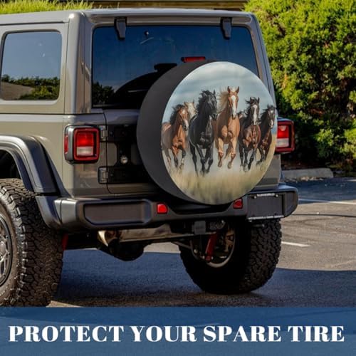 Horse Spare Tire Cover Waterproof Dust-Proof Spare Wheel Covers - Image 6
