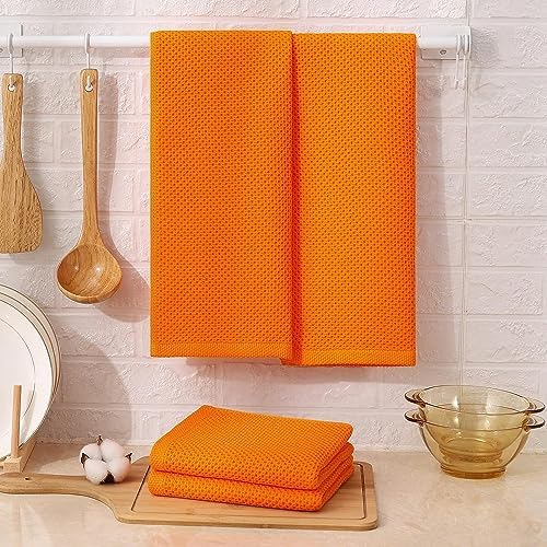 Kitinjoy 100% Cotton Waffle 8-Pack Kitchen Towels - Image 6