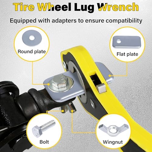ecocstm Car Jack Ratchet Wrench, Labor-saving Tire Jack Handle - Image 4