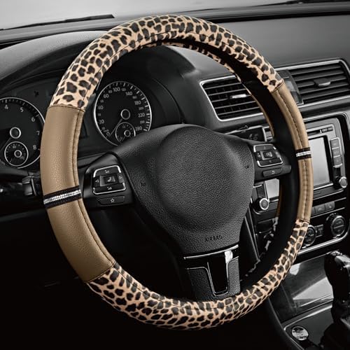 Road Comforts Leopard Steering Wheel Cover by RoadComforts