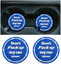 2 PCS Bling Car Cup Coaster, 2.75 Inch Anti-Slip Cup Holder Insert Coasters by Sylvil
