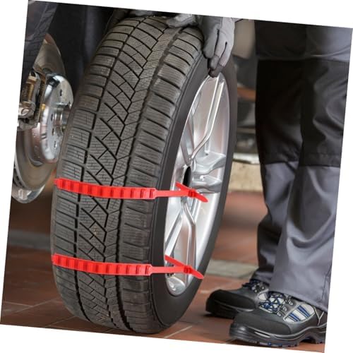 15pcs Car Tire Anti-skid Chains Emergency Snow Wheel Tie Straps - Image 7