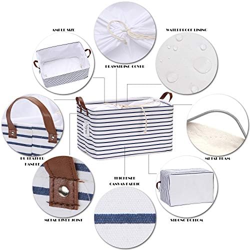 Hinwo 31L Large Canvas Storage Bin - Image 4