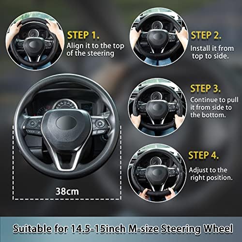 Beige Steering Wheel Cover - Image 6