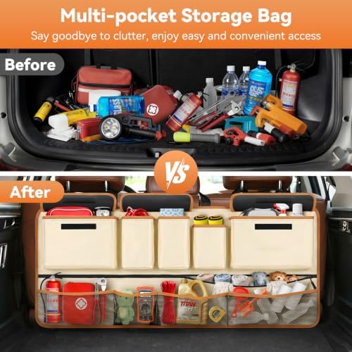 Trunk Organizer for SUV, Car Organizers and Backseat Hanging Storage - Image 2
