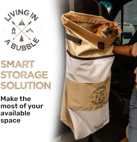 Living in a Bubble Wet Dry Laundry Bag – Portable Waterproof Laundry Hamper - Image 3