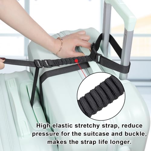 Vigorport Luggage Straps, Metal Luggage Connector Straps - Image 3