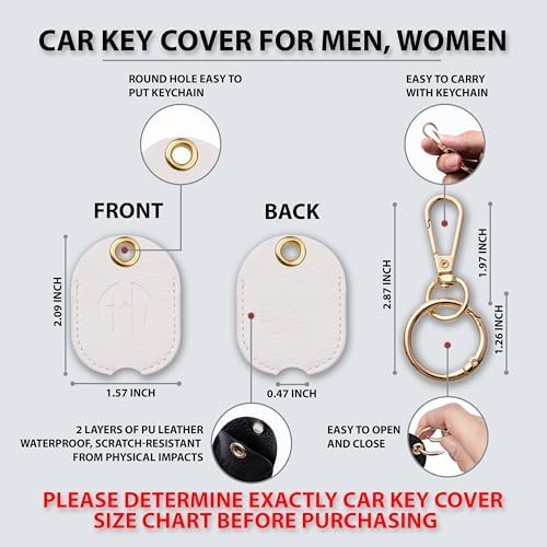 Leather Key Cover for Broken Car Key Loop Replacement - Image 2