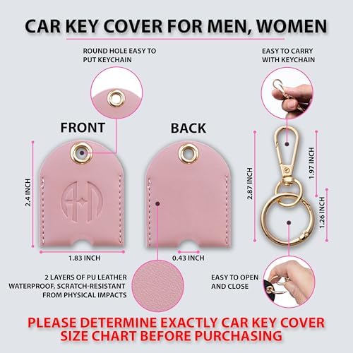 Leather Key Sleeve for Broken Car Key Loop Replacement - Image 2