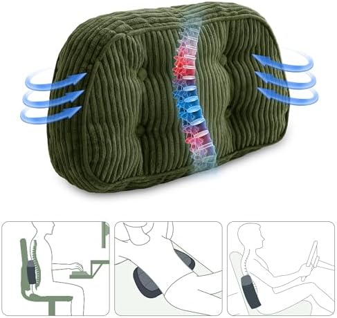 HIGOGOGO Lumbar Support Pillow for Recliner Chair/Accent Chair/Couch/Office - Image 3