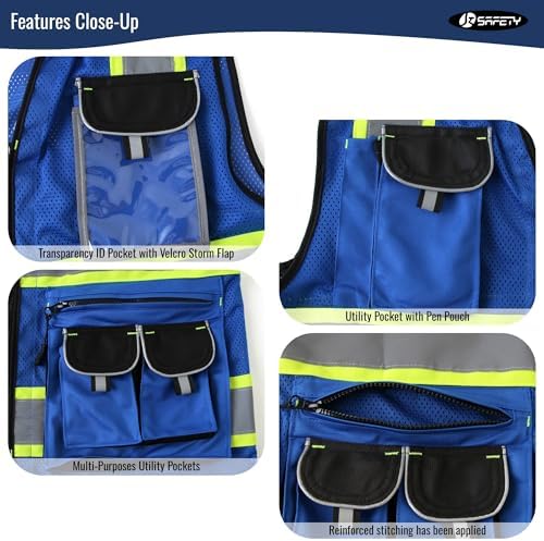 JKSafety Reflective Safety Vest - Image 5
