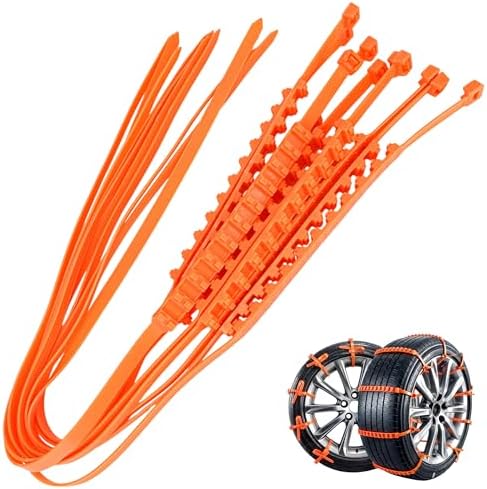 10 PCS Adjustable Anti-Slip Tire Zip Ties by Unknown