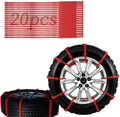 Universal Anti-Skid Snow Tire Chains by Gooyule