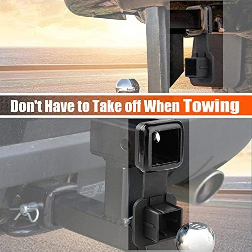 CZC AUTO 2 Inch Trailer Hitch Cover Plug Cap Insert, 1 Pack - Image 5