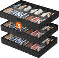 Lifewit Under Bed Shoe Storage Organizer Container, 3 Pack by Lifewit